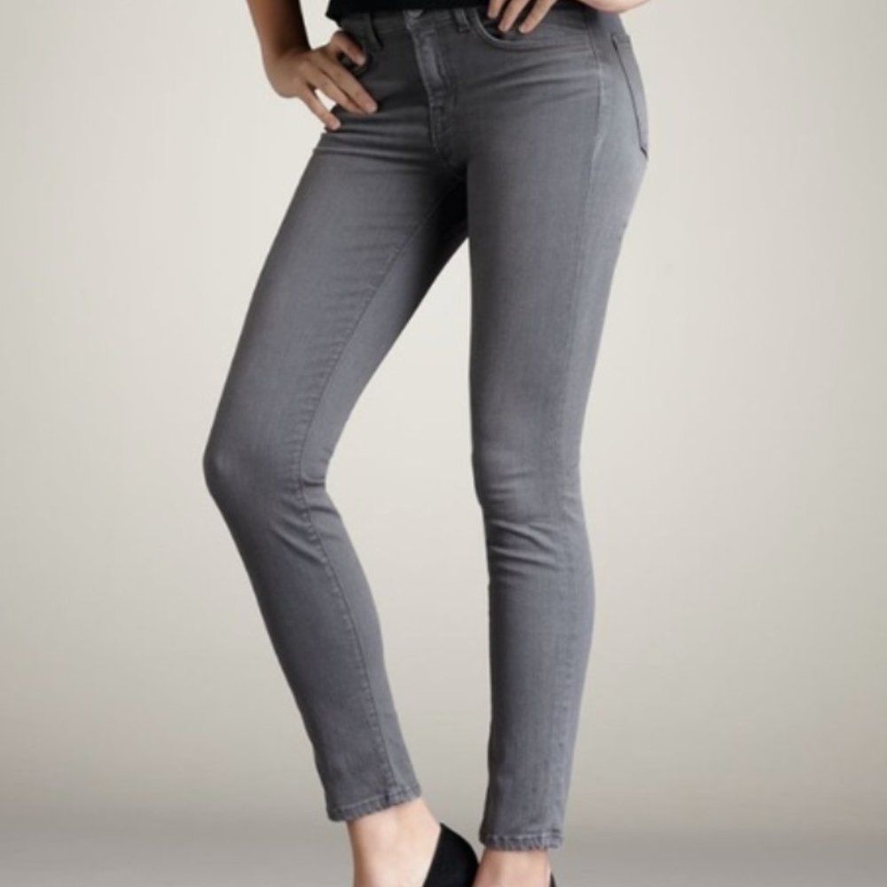J Brand Skinny Mid Rise Grey Jeans